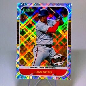2021 Panini Donruss Juan Soto Highlights Silver REFRACTOR #H13